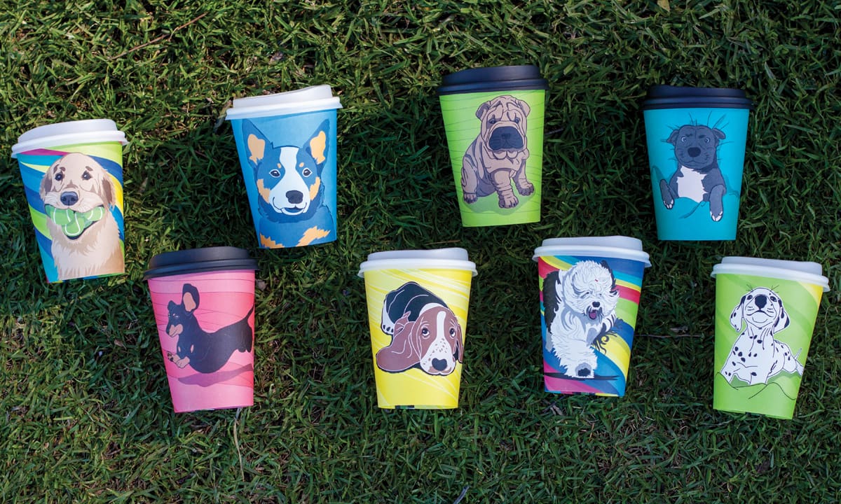 Support man’s best friend and have the cutest coffee cup to ever exist!