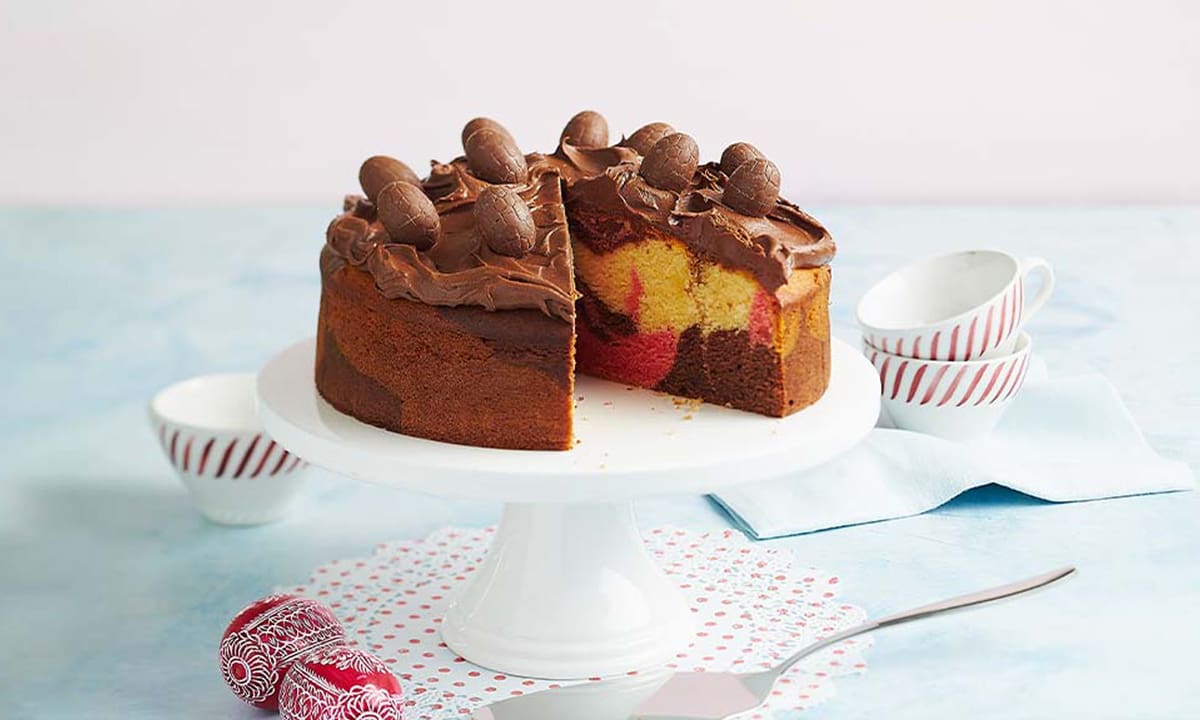 Easter Marble Cake