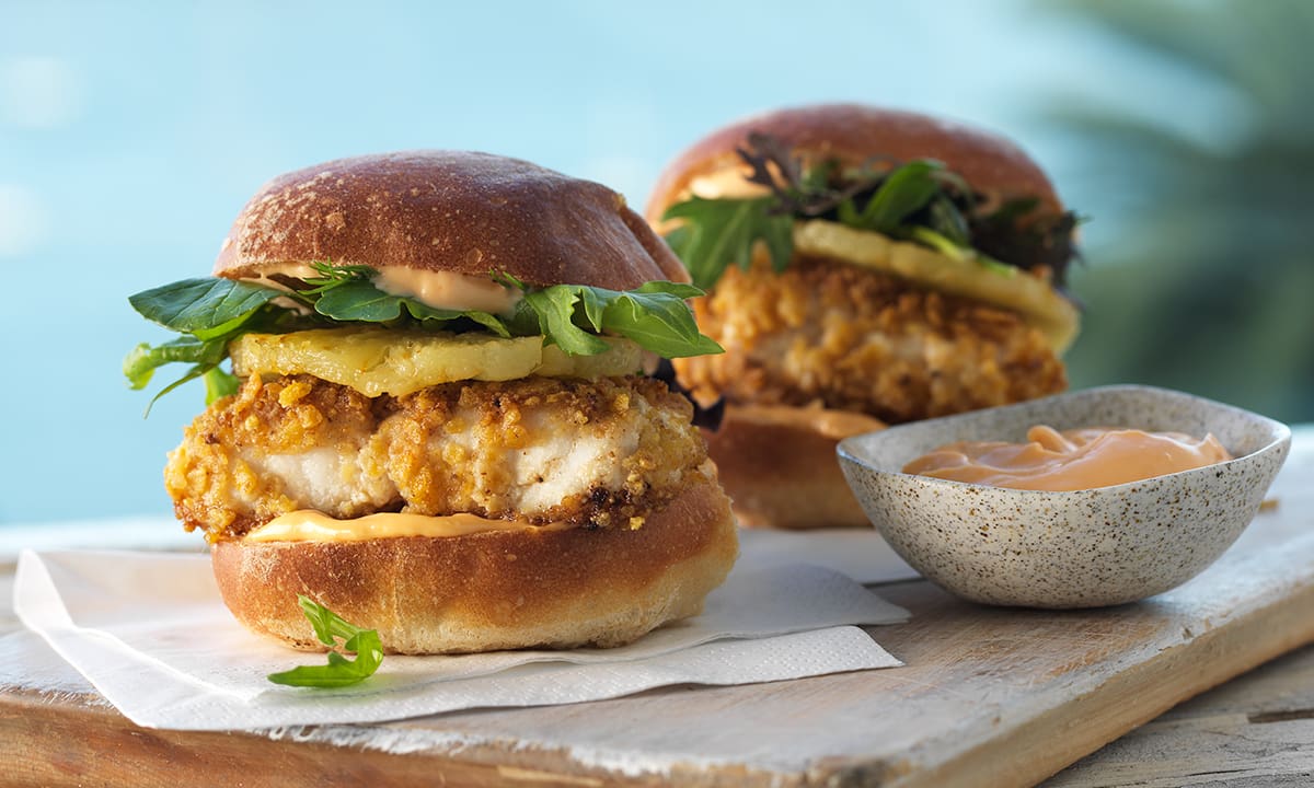 Spicy Peri Peri Fish Burger