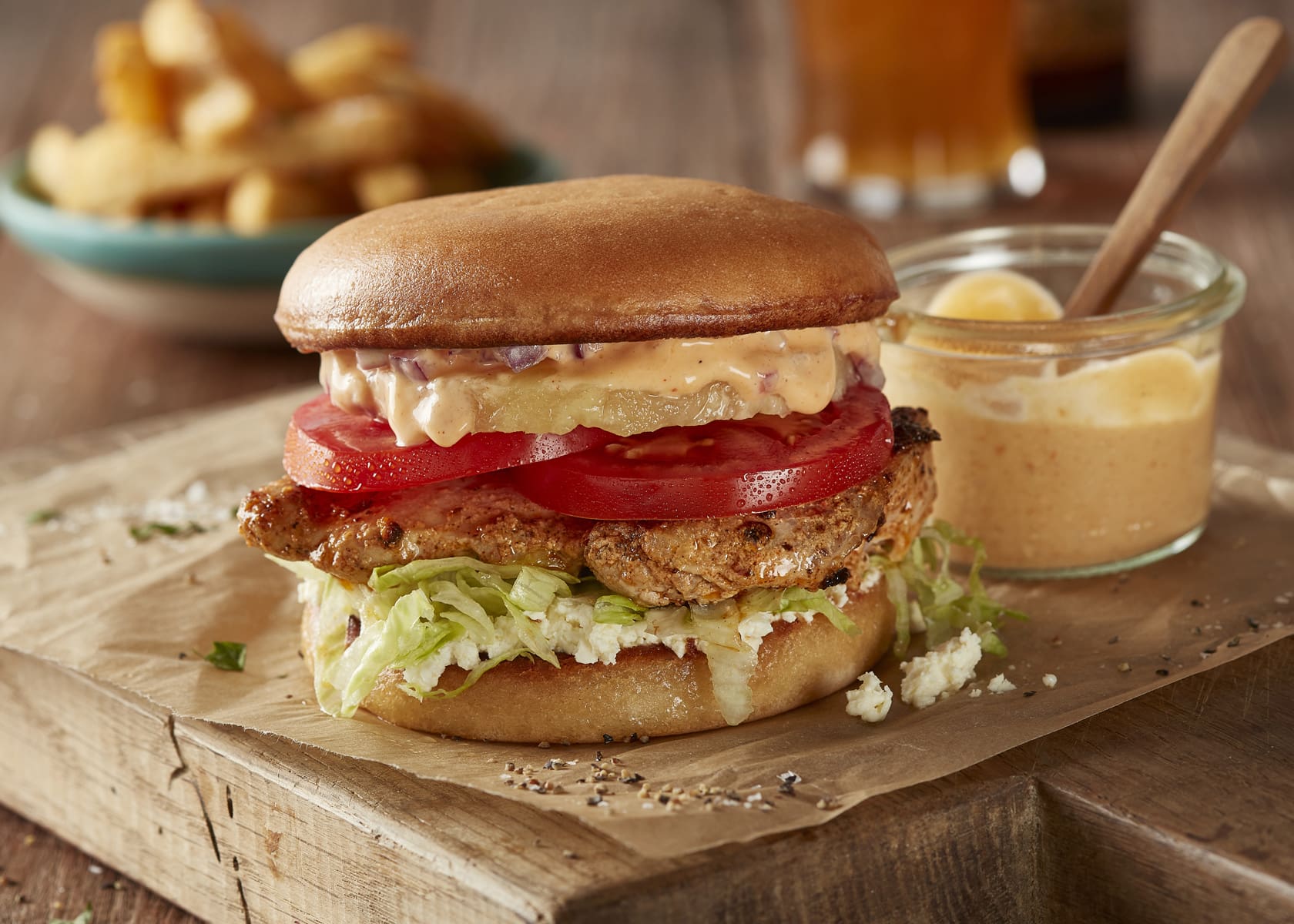 Gluten Free Peri Peri Chicken Burger