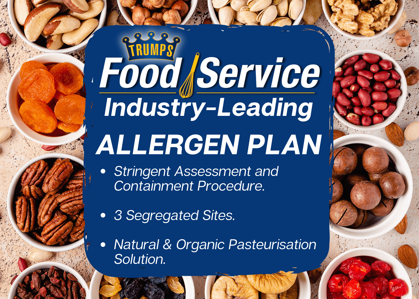 Trumps Industry-Leading Allergen Control Plan