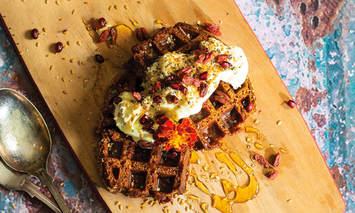 Healthy Honey Waffle