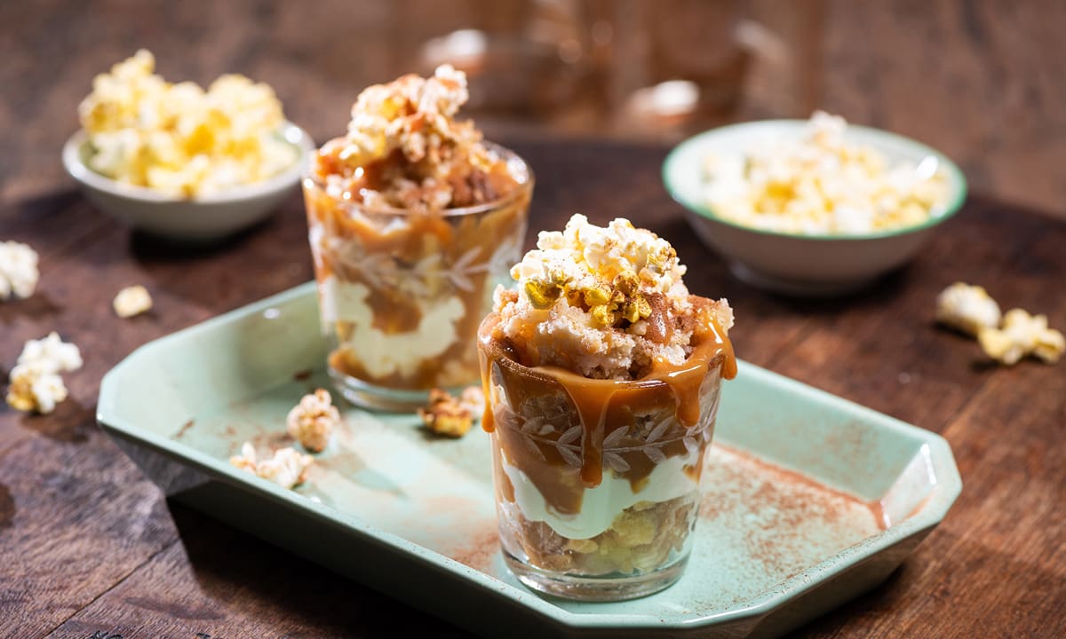 Salted Caramel Apple Trifle