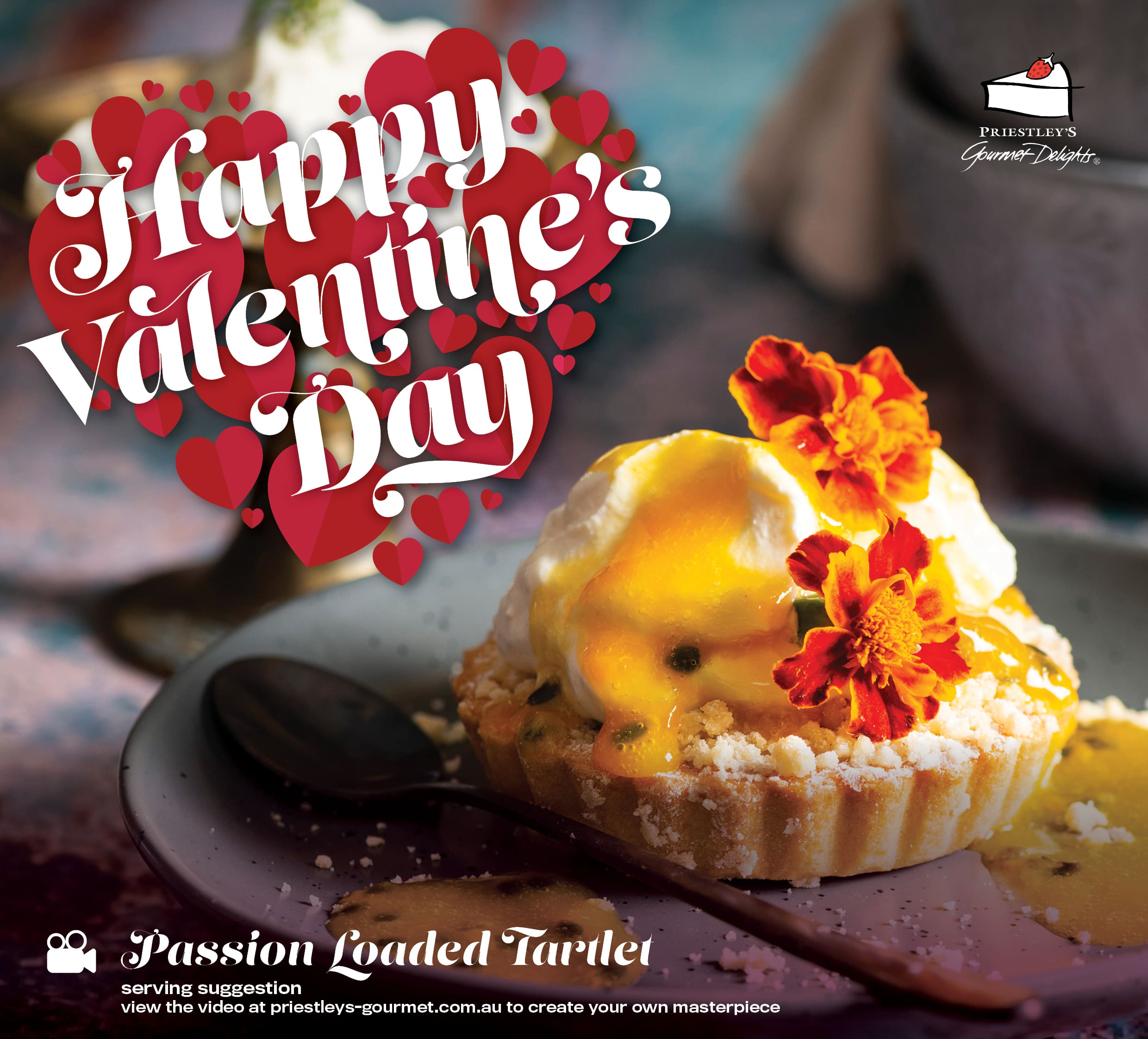 Valentine’s Inspiration: Passion Loaded Tartlet