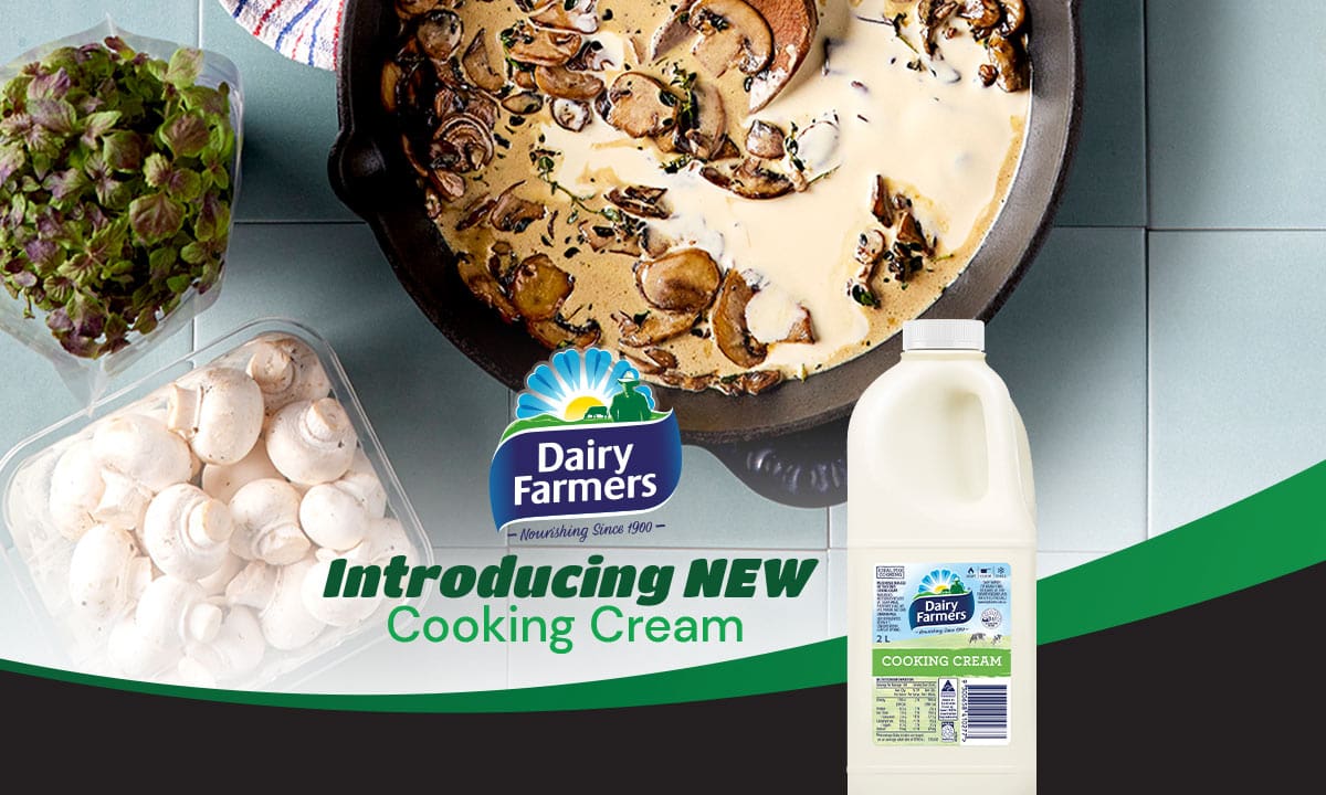 Introducing Dairy Farmers Fresh Cooking Cream