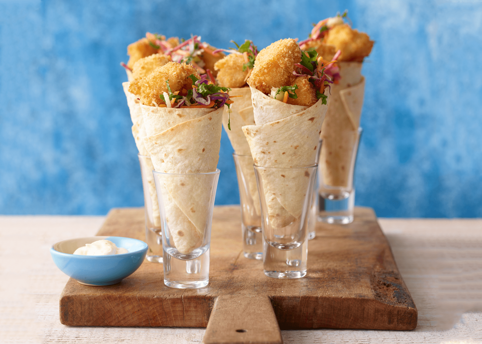 Chicken Popcorn Cones